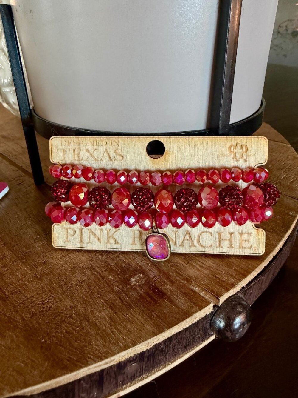 Pave Ball Stack Bracelet